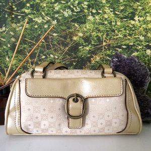 Vintage Cream/ Beige Liz Claiborne Mini Bag